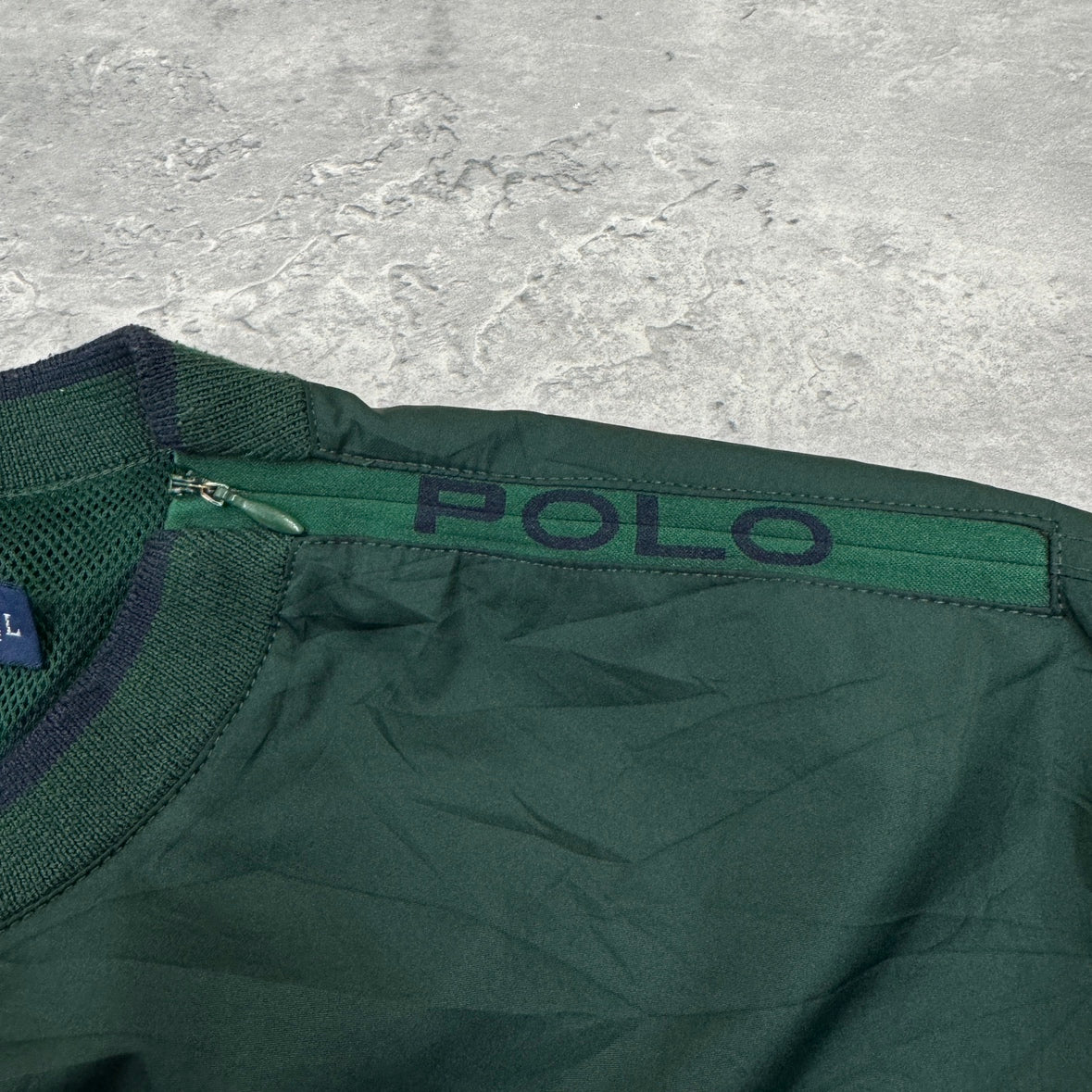 90's POLO GOLF Ralph Lauren ポロゴルフ ラルフローレン プルオーバジャケット Lサイズ マカオ製 美品