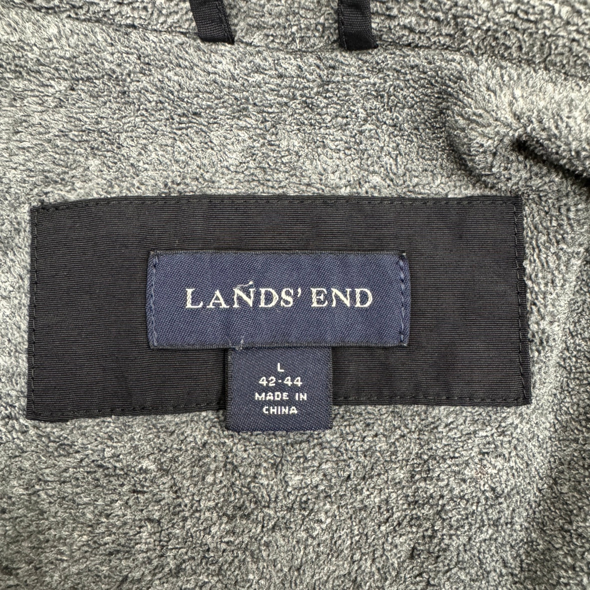 00s LANDS END ランズエンド ナイロンジャケット ライナーフリース Lサイズ 美品