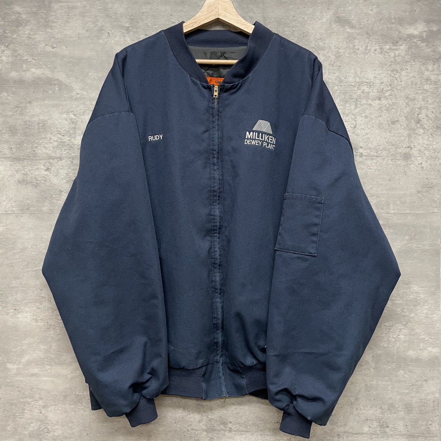 80s vintage 古着　ビンテージ　CiNTAS　ワークジャケット　ブルゾン　企業　USA製