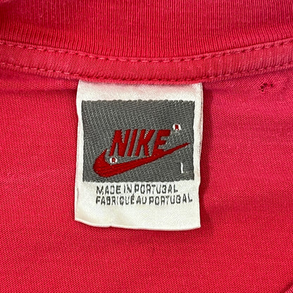 90年代 NIKE ナイキ 半袖Ｔシャツ センターロゴ 銀タグ ビンテージ Lサイズ 古着