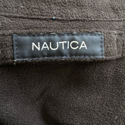 NAUTICA ノーティカ リバーシブル ナイロン フリース Sサイズ ベトナム製 古着