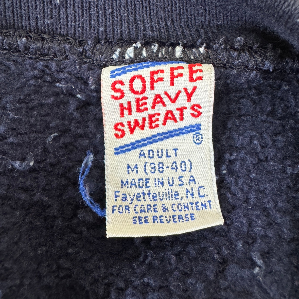 90s vintage 古着 USA製 SOFFE HEAVY SWEATS カレッジスウェット トレーナー Mサイズ