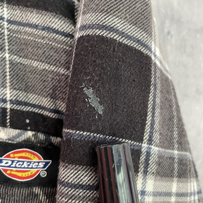 00s vintage 古着　ビンテージ　ディッキーズ　Dickies チェックシャツ　ネルシャツ　キルティング　アメカジ