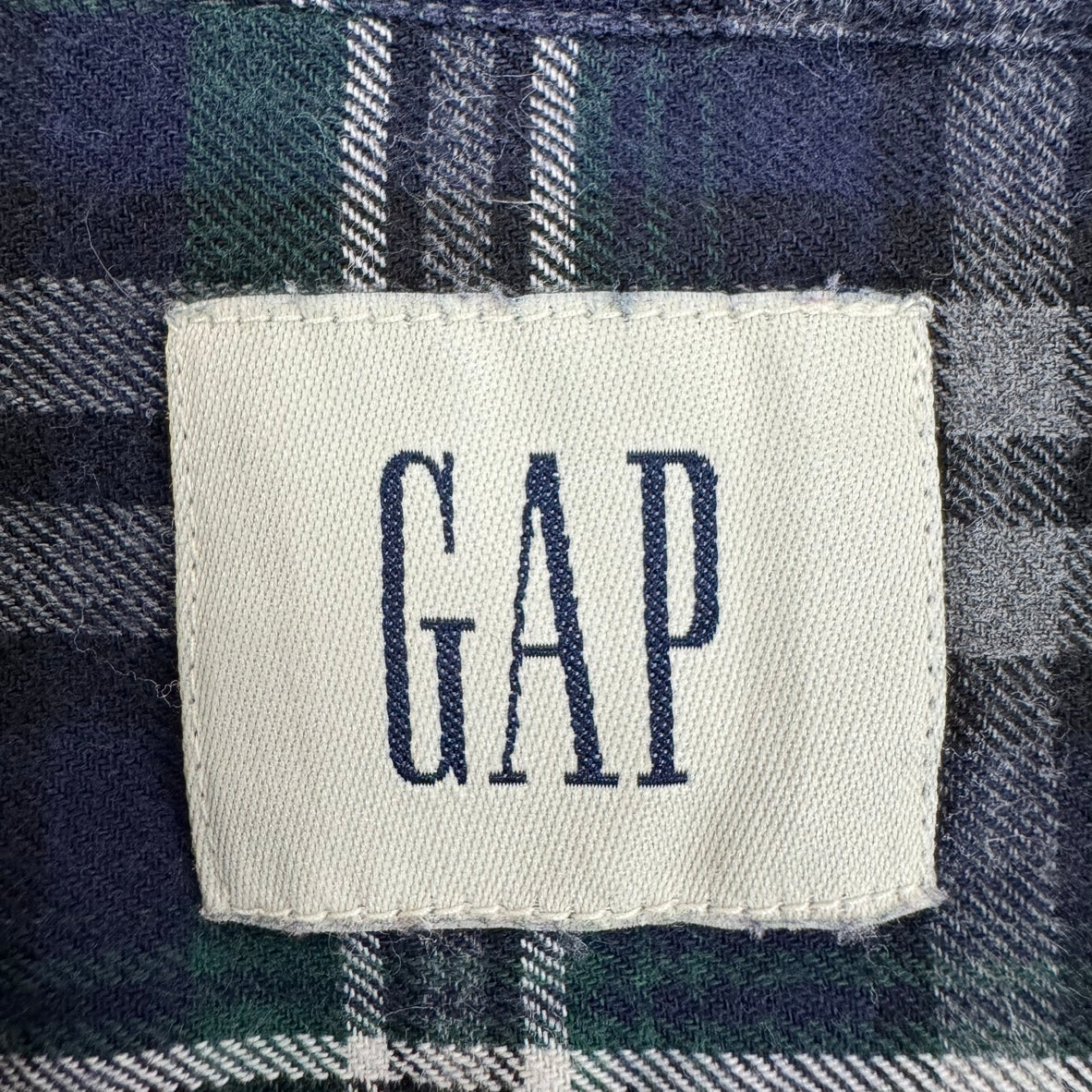 GAP オールドギャップ インド製 チェックシャツ 胸ポケット XLサイズ