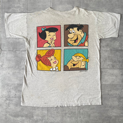 90s　USA製　原始家族フリントストーンTシャツ　キャラクターTシャツ