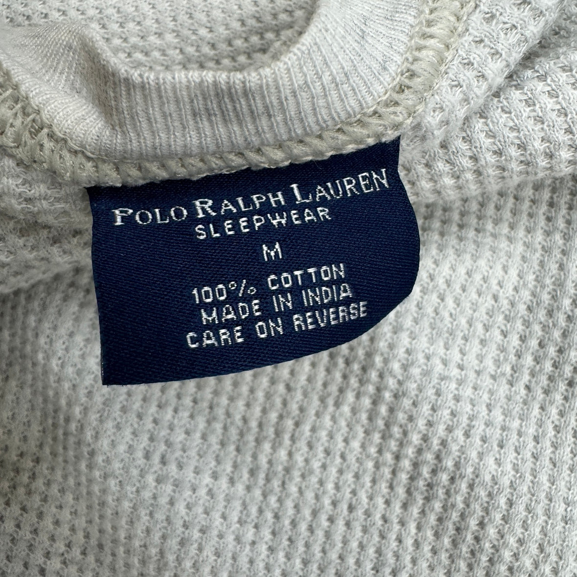 POLO RALPH LAUREN ポロラルフ ローレン ワッフル ロングスリーブ クルーネック Mサイズ