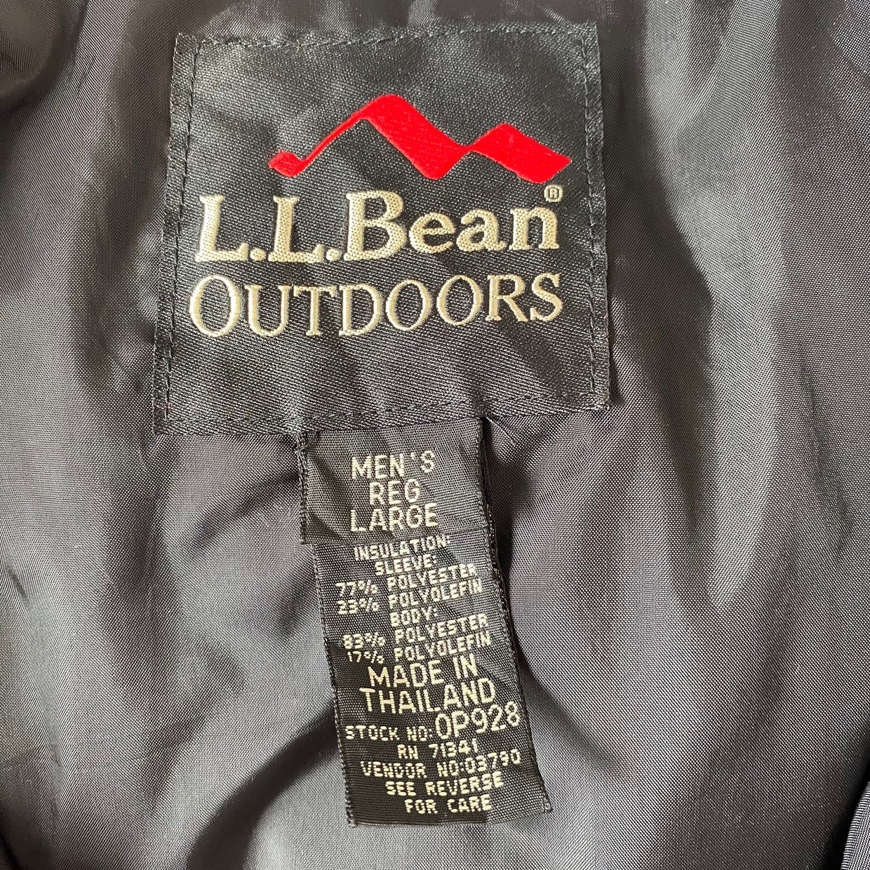 90s~00s エルエルビーン　アウトドア　L.L.Bean OUTDOORS マウンテンジャケット　ナイロンジャケット　メンズL