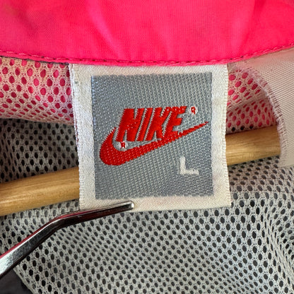 90s vintage 古着 銀タグ NIKE ナイキ ナイロンジャケット Lサイズ フード有り