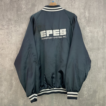 80s 90s vintage 古着　ビンテージ　WestArk  ウェストアーク　スタジャン　アメカジ　刺繍　ネイビー