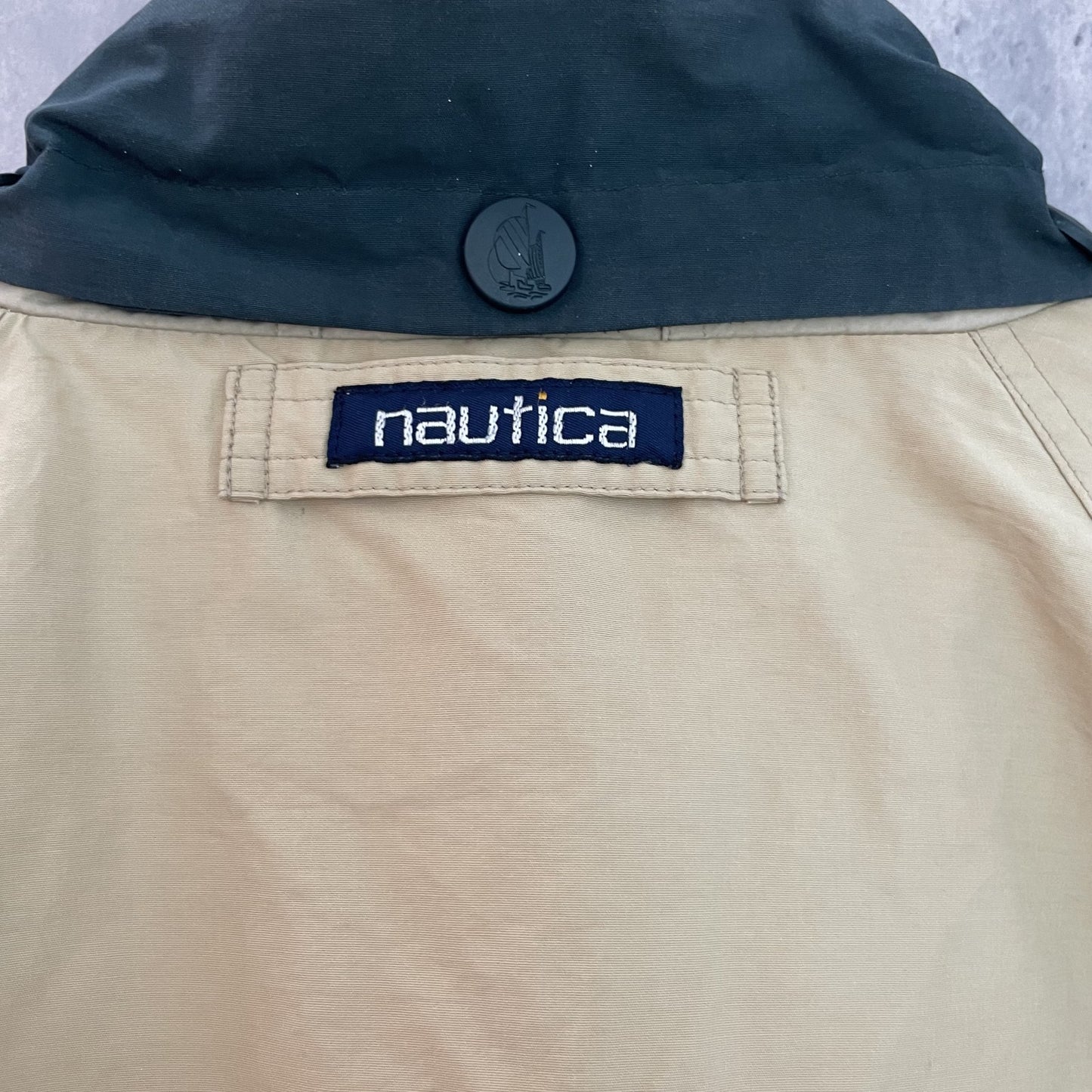 90s vintage 古着　ビンテージ　ノーティカ　セーリングジャケット　袖刺繍　ラグラン　NAUTICA