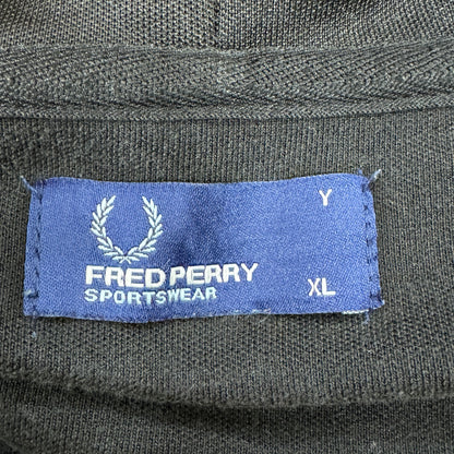 FRED PERRY フレッドペリー フード トラックジャケット ロゴ刺繍 ポルトガル製 古着