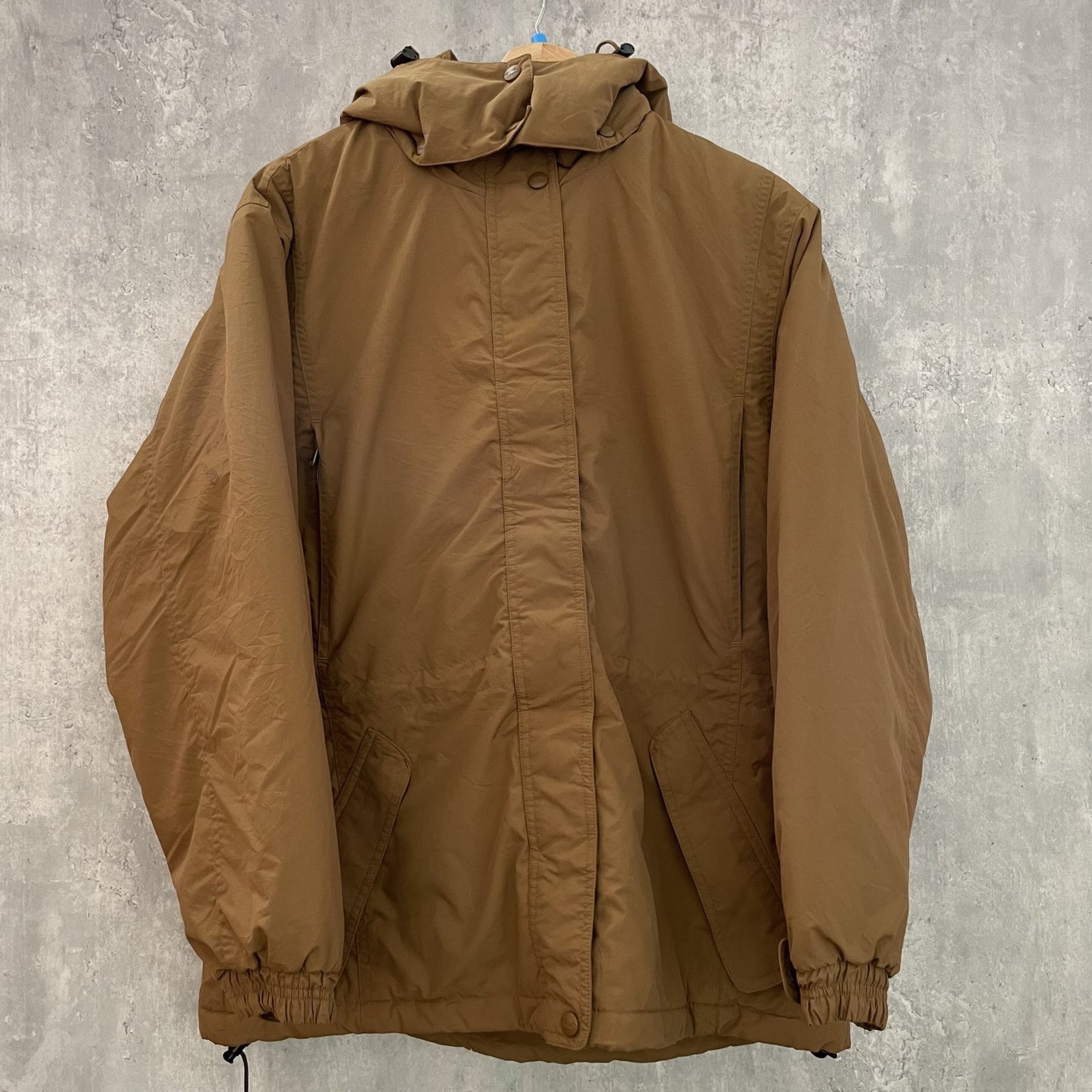 90s vintage 古着　ビンテージ　エルエルビーン　L.L.Bean マウンテンパーカー　ダウンジャケット　ドローコード付　アウトドア