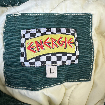 90s vintage 古着 ENERGIE エナジー Fireman Jacket キルティングライナー Lサイズ