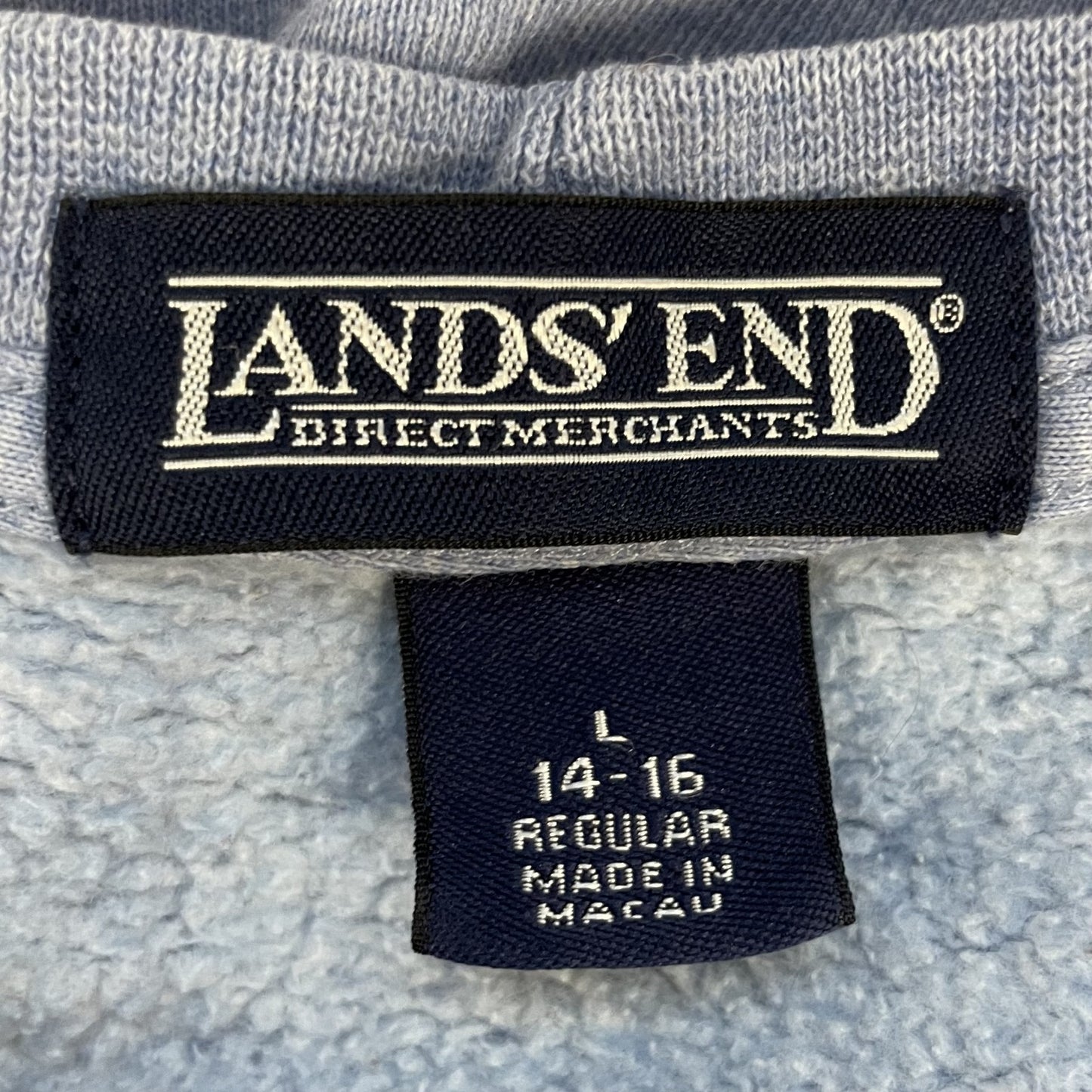 90s vintage 古着　ビンテージ　ランズエンド　スウェット　LANDS END 無地　トレーナー　パステルカラー　アメカジ