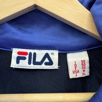 90s vintage 古着 FILA フィラ LOGO DESIGN TRACK JACKET トラックジャケット XLサイズ