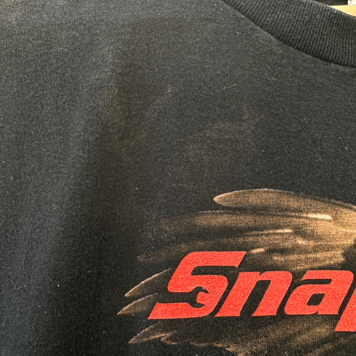 フルーツオブザルーム Tシャツ クルーネック snapon ワシ 鳥 アニマル サイズXL ボディ汚れ有り