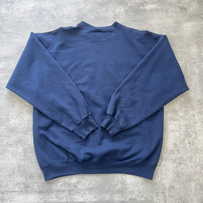 90s vintage 古着 Hanes ヘインズ 刺繍スウェット トレーナー サイズ表記なし