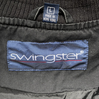 90s vintage 古着　ビンテージ　スウィングスター　ブルゾン　スタジャン　刺繍　Swingster