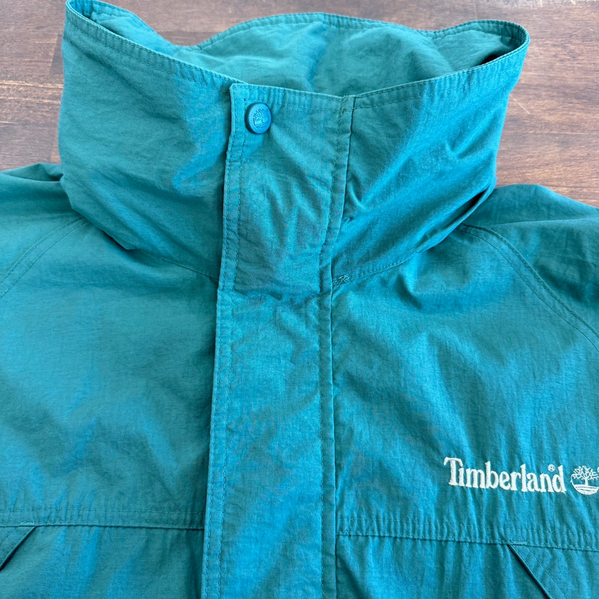 90s vintage 古着 Timberland ティンバーランド マウンテンジャケット ナイロン Lサイズ フード収納可