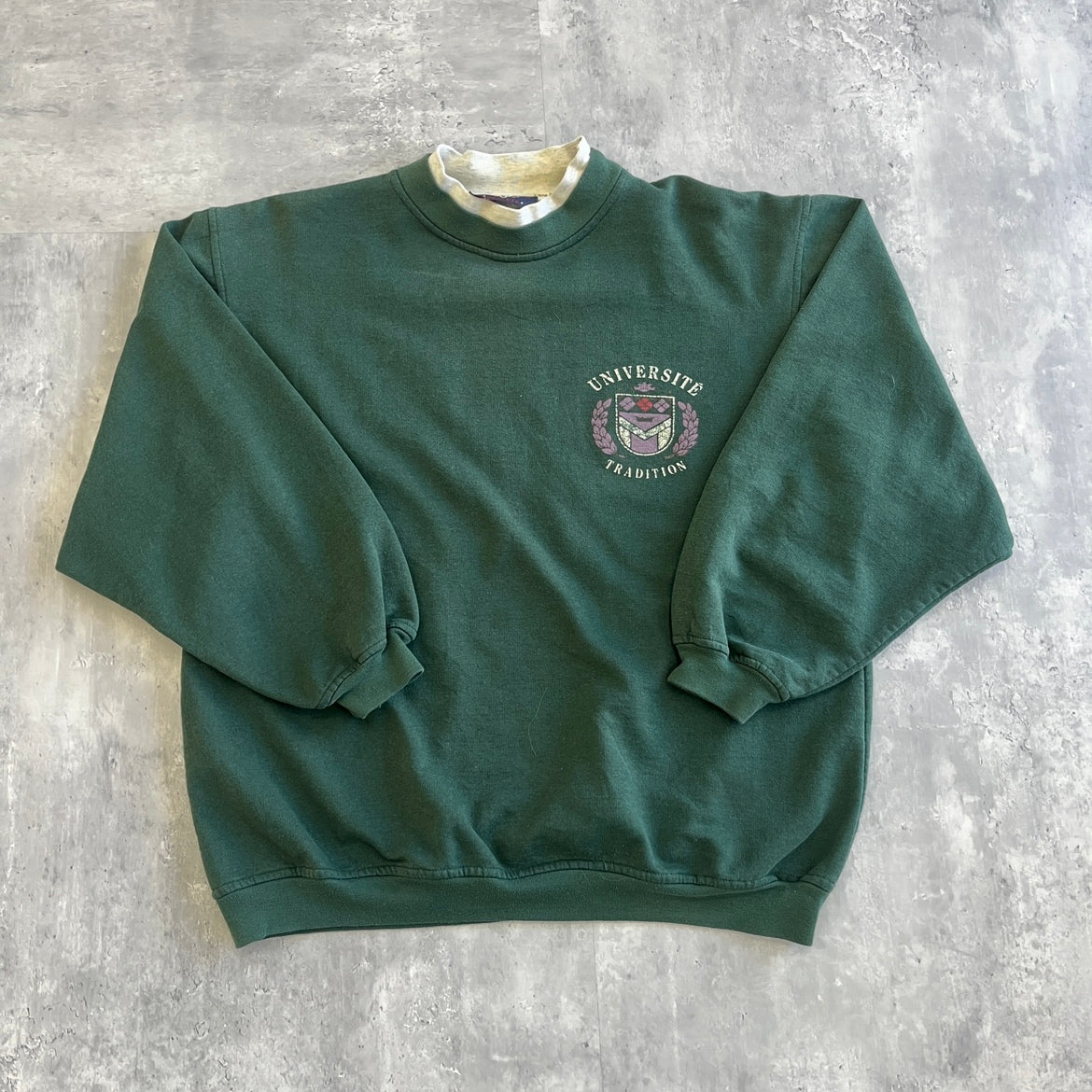 90s vintage 古着 san francisco サンフランシスコ カレッジスウェット ダブルネック Sサイズ