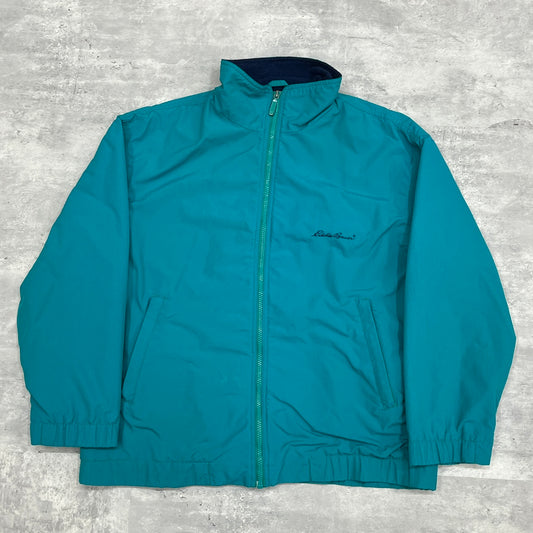 90s Eddie Bauer エディーバウアー ナイロンジャケット インナーフリース womens M