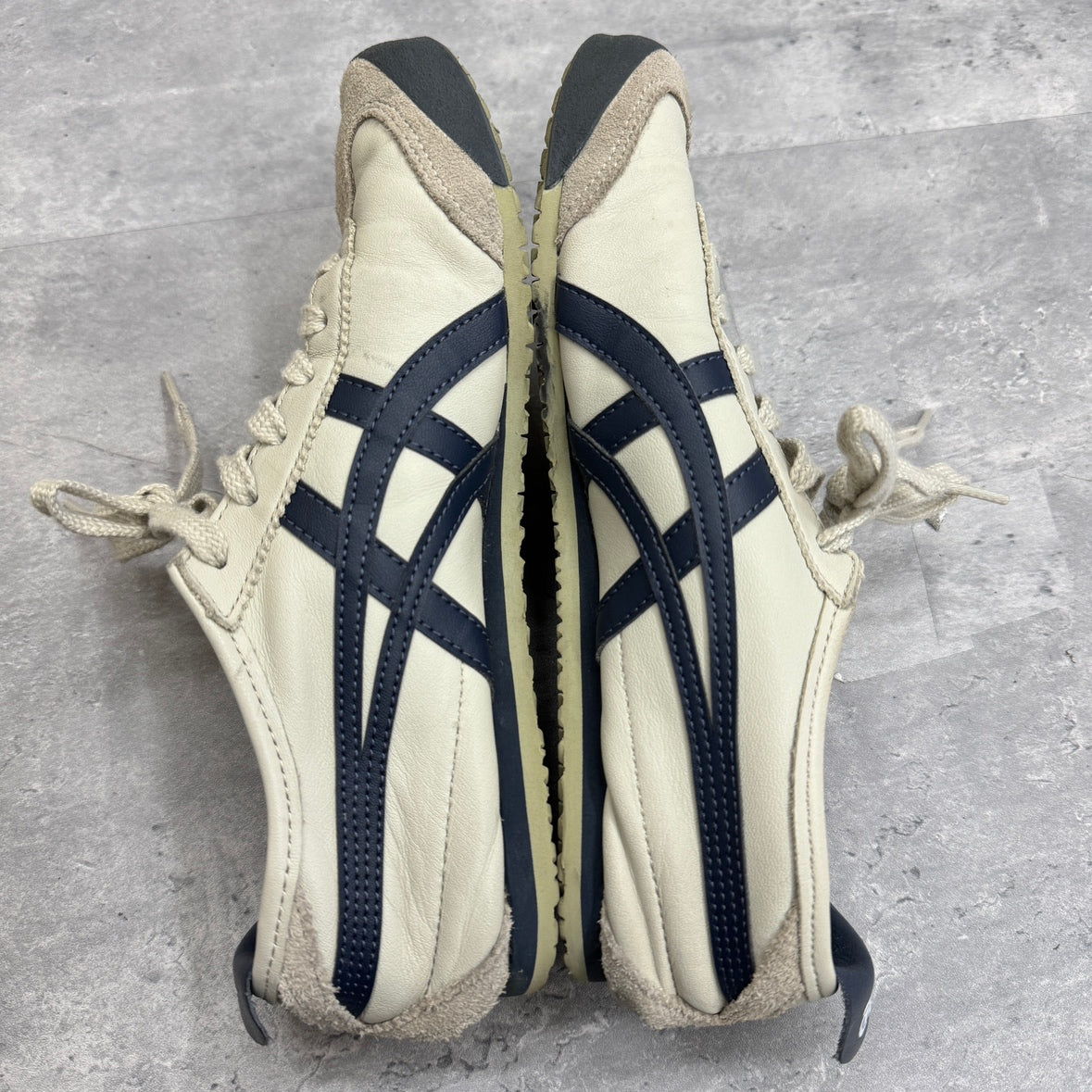 Onitsuka Tiger オニツカタイガーMEXICO 66 サイズ24cm 白 紺 中古 スニーカー