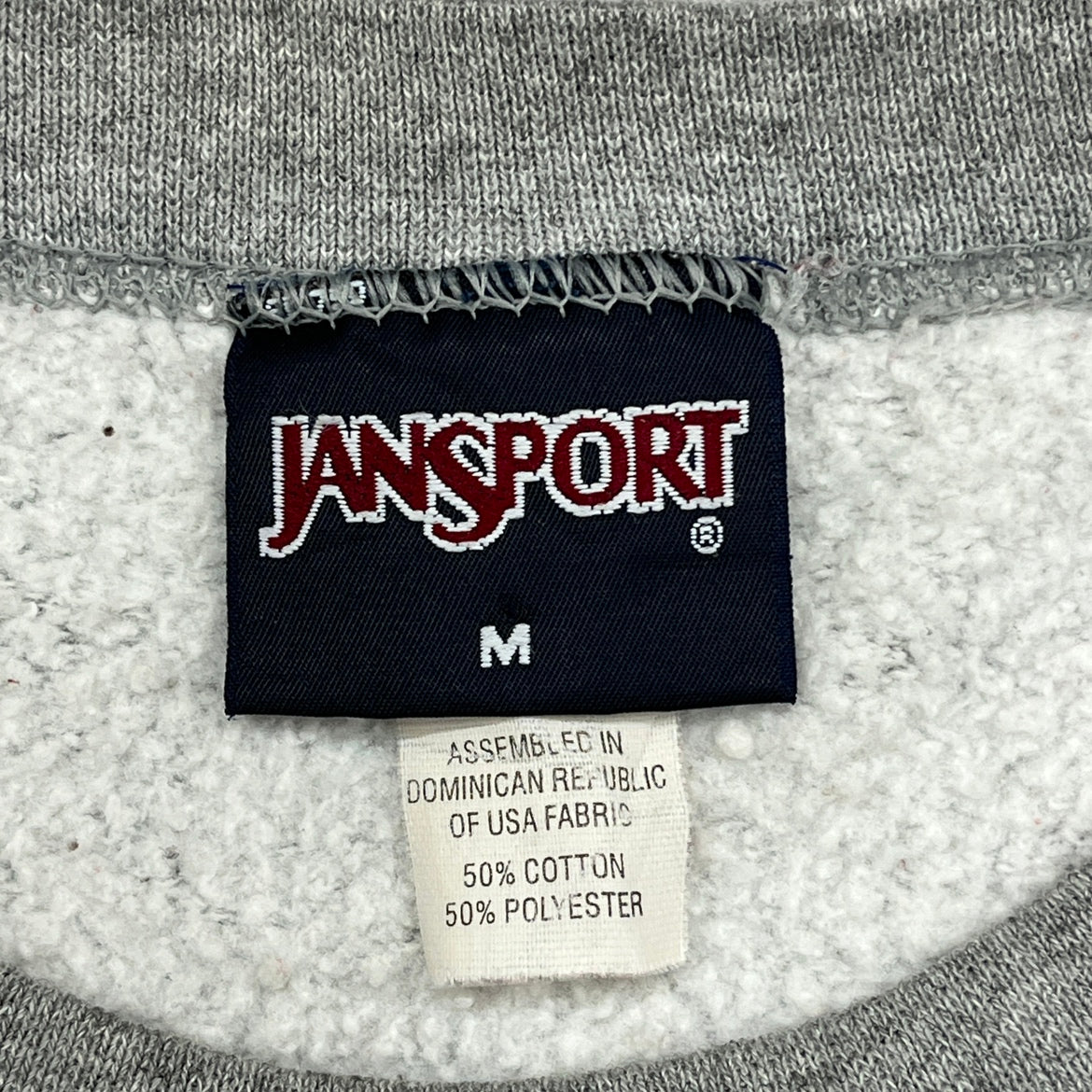 00s JANSPORT ジャンスポーツ フロントプリント Michigan M グレー