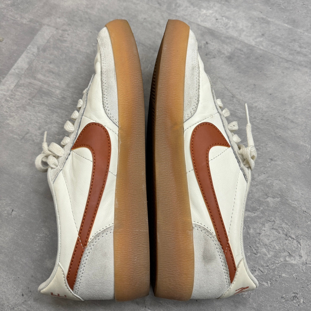 NIKE スニーカー 26cm KILLSHOT 2 LEATHER 432997-127 キルショット 2 レザー ジェイクルー セイル デザートオレンジ-ガムイエロー 古着