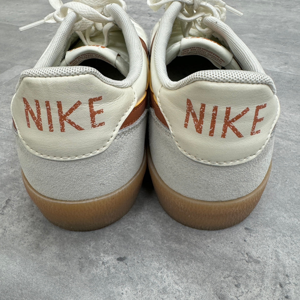 NIKE スニーカー 26cm KILLSHOT 2 LEATHER 432997-127 キルショット 2 レザー ジェイクルー セイル デザートオレンジ-ガムイエロー 古着