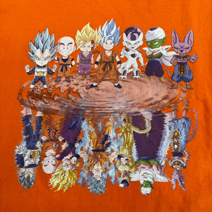 DELTA デルタ フロントプリント ドラゴンボール 悟空キャラクターTEE Lサイズ