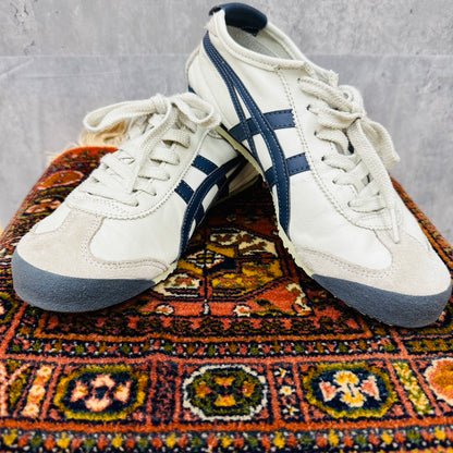 Onitsuka Tiger オニツカタイガーMEXICO 66 サイズ24cm 白 紺 中古 スニーカー