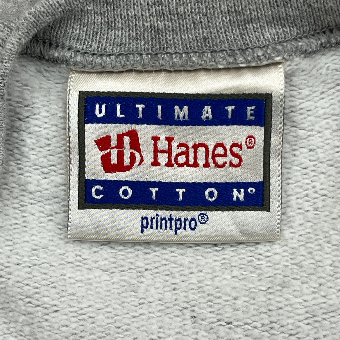 00s Hanes ヘインズ ロゴスウェット ロゴプリント グレー M