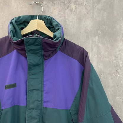 90s vintage 古着　ビンテージ　コロンビア　Columbia ナイロン　アウトドアジャケット　マルチカラー