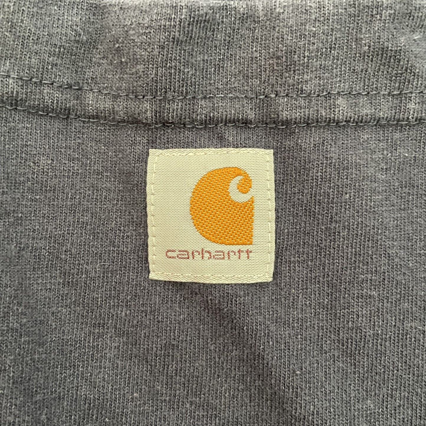 00s vintage 古着　ビンテージ　カーハート　Carhartt Tシャツ　ワンポイントロゴポケット　ストリート　ポケット　スケーター