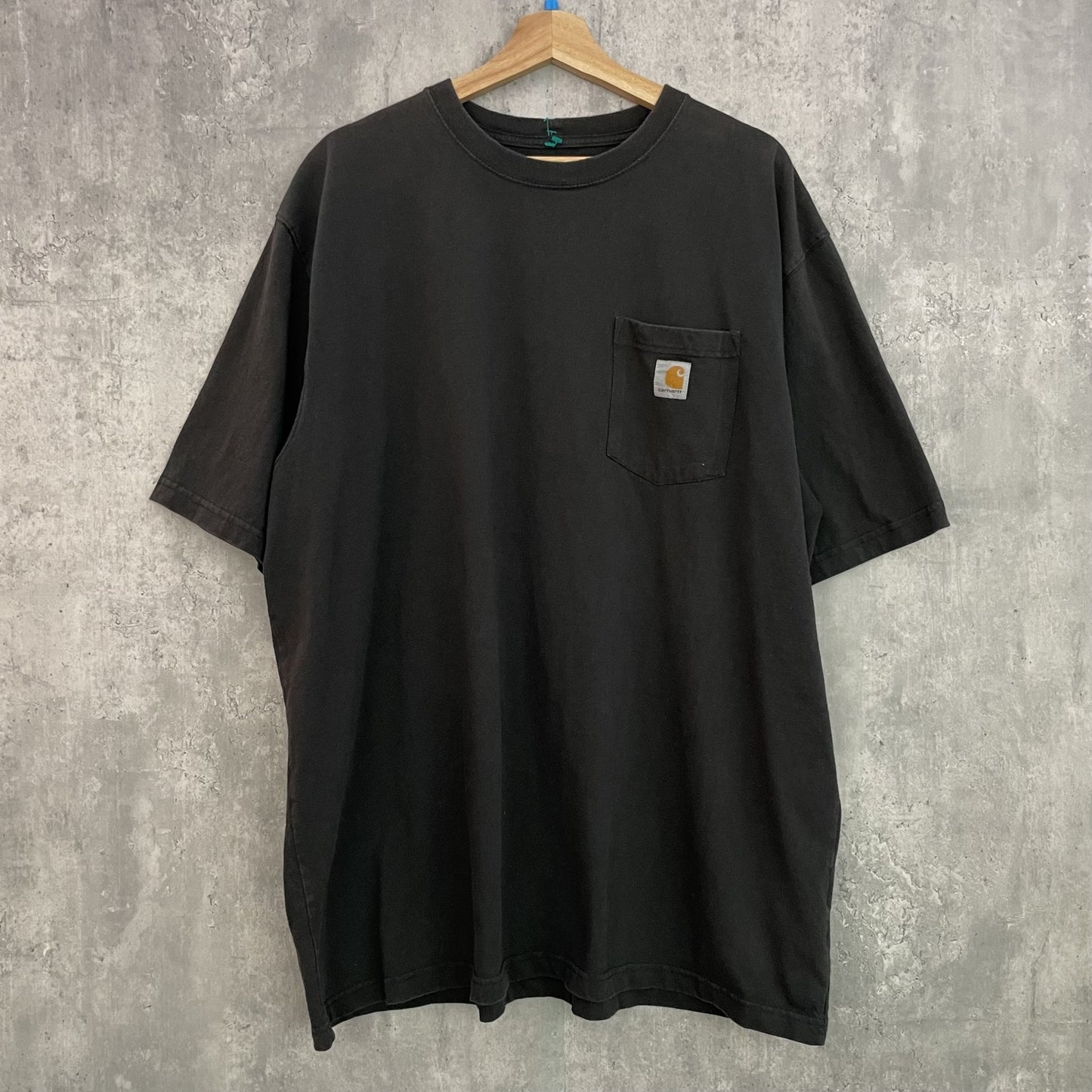00s vintage 古着　ビンテージ　カーハート　Carhartt Tシャツ　ワンポイントロゴポケット　ストリート　スケーター　ブラック