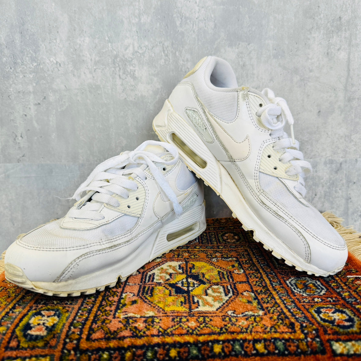 NIKE ナイキ AIR MAX 90 ESSENTIAL 2014 537384-111 26.5cm 中古