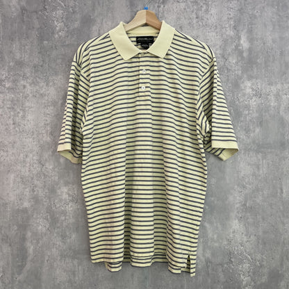 00s vintage 古着　ビンテージ　エディーバウアー　EddieBauer　ポロシャツ　ボーダー　カジュアル　紳士