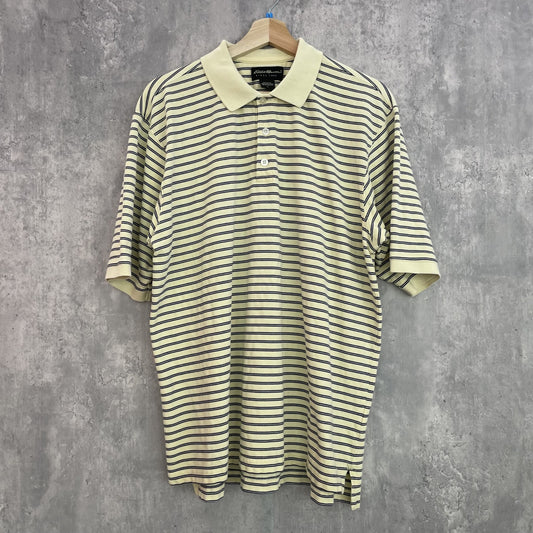 00s vintage 古着　ビンテージ　エディーバウアー　EddieBauer　ポロシャツ　ボーダー　カジュアル　紳士