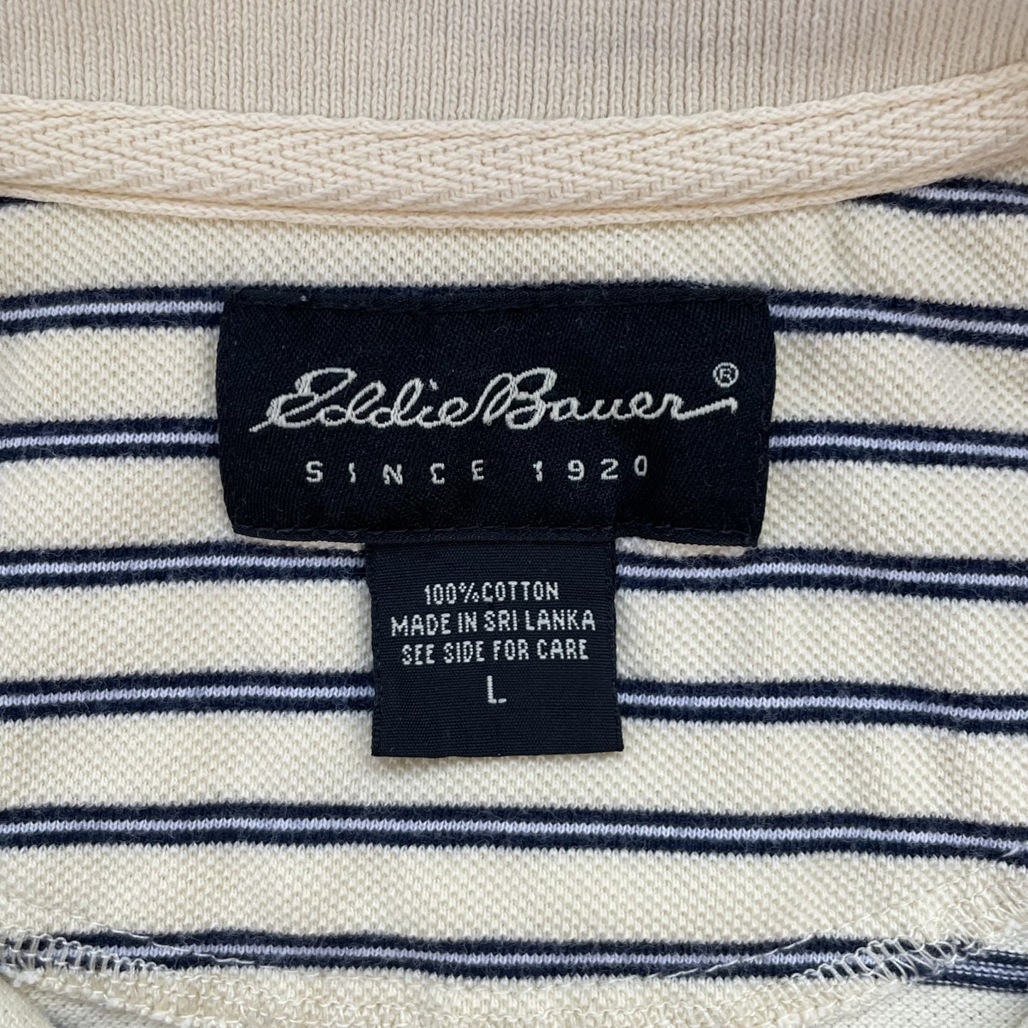 00s vintage 古着　ビンテージ　エディーバウアー　EddieBauer　ポロシャツ　ボーダー　カジュアル　紳士