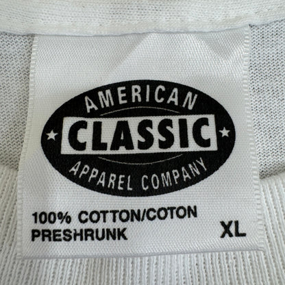 90年代 AMERICAN CLASSIC APPAREL CANPANY シングルステッチ 野球デッドボール アメリカ製 サイズXL