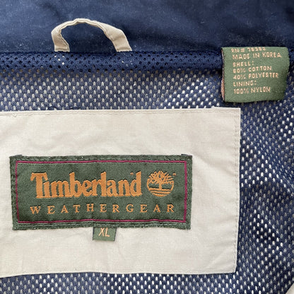 90s vintage 古着　ビンテージ　ティンバーランド　ナイロン　ダブルジップ　スナップ　ストリート　Timberland