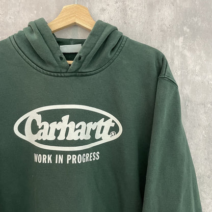 00s vintage 古着　ビンテージ　カーハート　パーカー　スウェット　フロントロゴ　Carhartt