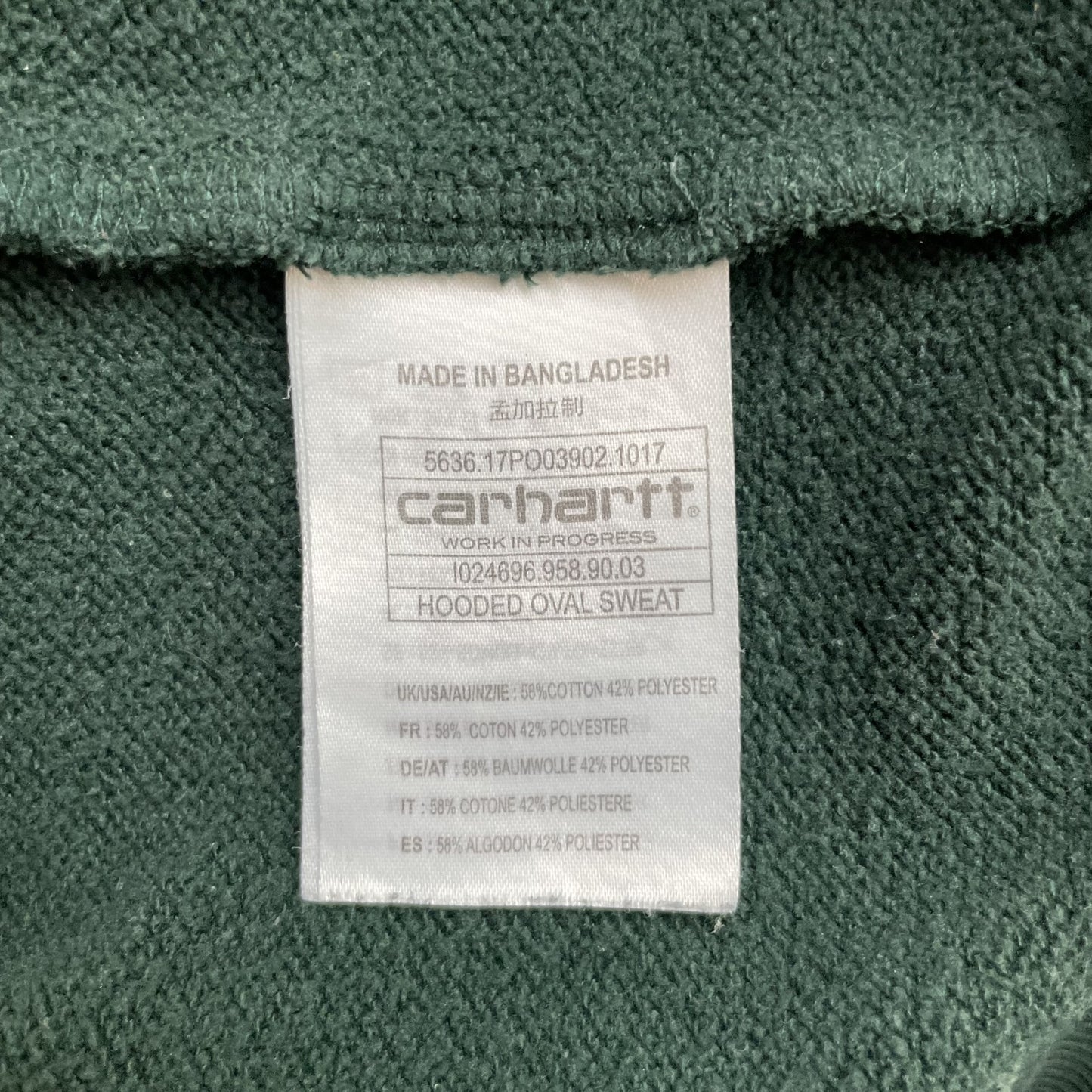 00s vintage 古着　ビンテージ　カーハート　パーカー　スウェット　フロントロゴ　Carhartt