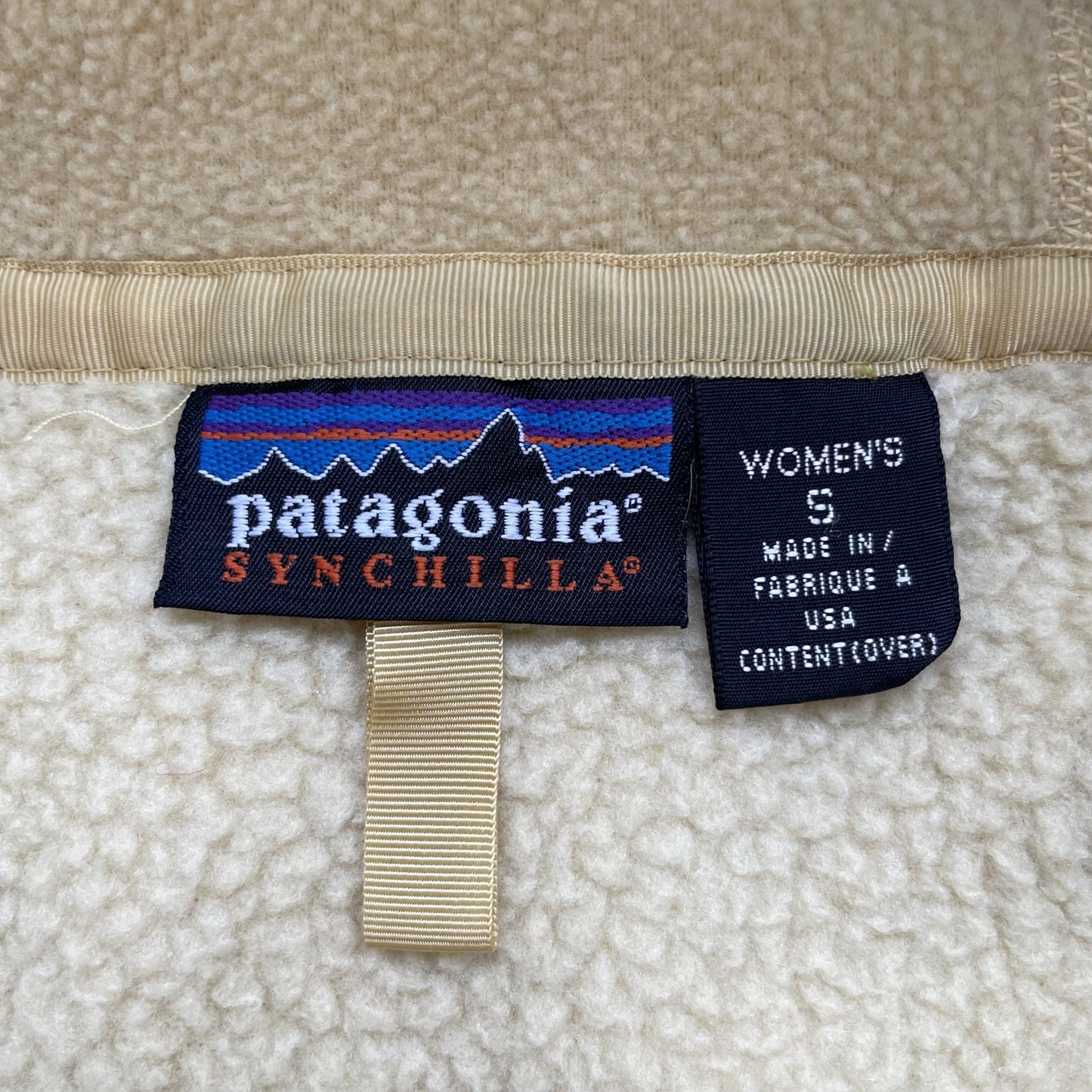 90s vintage 古着　ビンテージ　パタゴニア　Patagonia フリースフルジップパーカー　USA製　