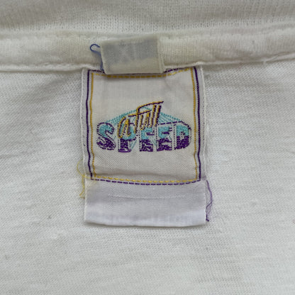 90s vintage 古着　ビンテージ　speed Tシャツ　両シングルステッチ　フロントデザイン　アメカジ　カジュアル