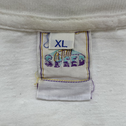 90s vintage 古着　ビンテージ　speed Tシャツ　両シングルステッチ　フロントデザイン　アメカジ　カジュアル