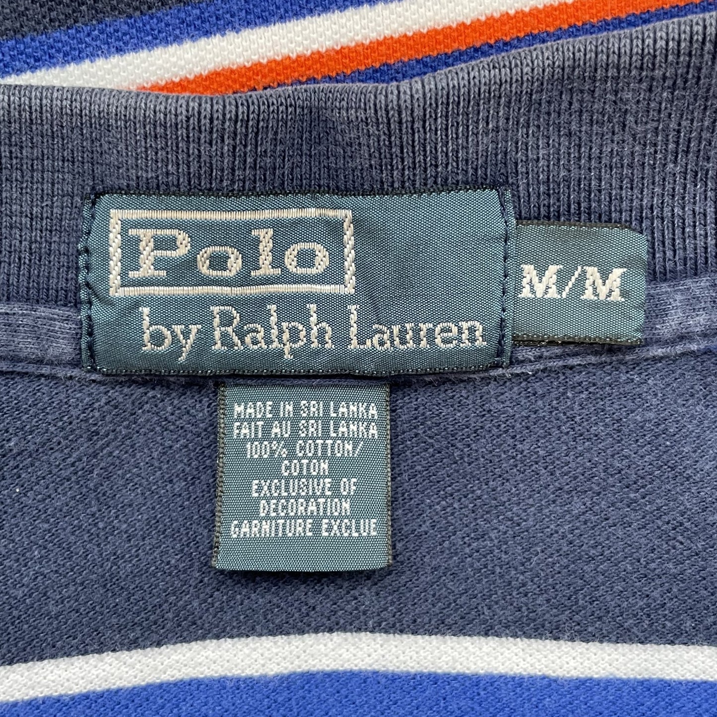 90s vintage 古着　ビンテージ　ラルフローレン　RalphLauren 刺繍ロゴ　ボーダー　ポロシャツ　紳士　カジュアル　メンズ