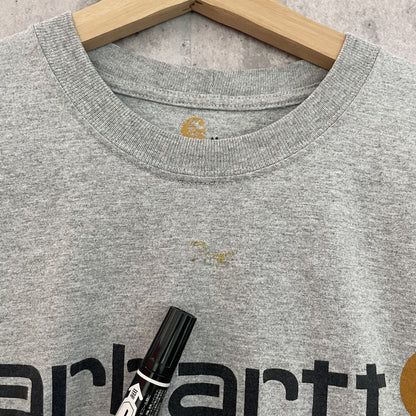 00s vintage 古着　ビンテージ　カーハート　Carhartt  Tシャツ　ビッグロゴ　ストリート　プリントロゴ