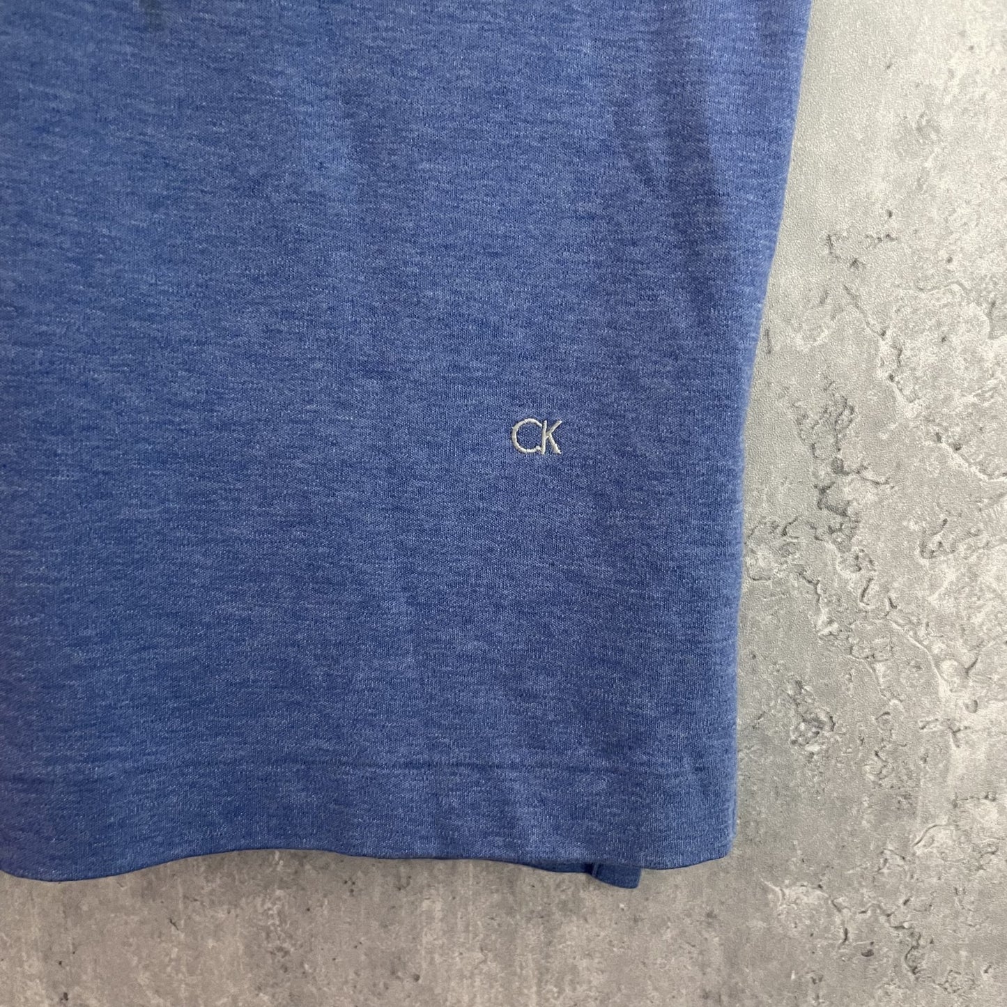 00s vintage 古着　ビンテージ　カルバンクライン　Calvin Klein ポロシャツ　刺繍ロゴ　カジュアル