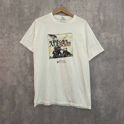 90s vintage 古着　ビンテージ　フルーツオブザルーム　FRUIT OF THE LOOM Tシャツ　戦争　アメカジ